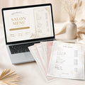 【プロ仕様】サロンメニュー表テンプレート30種｜ネイル・エステ・まつげ対応／Canva＆Word編集可